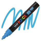 uniposca marcatore uni posca punta media azzurro ean 4902778916209