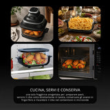 akai fornetto friggitrice airglass fryer nero ean 8052595952242