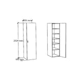 ctf mobile a colonna tuttopiani p66 45x66x203 ean 8058333537351