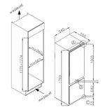 de longhi frigo combi incasso delonghi nfrost ean 8024651002994