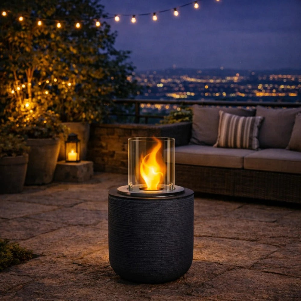 divina fire braciere bioetanolo da terra raffaello ghisa grigio ean 8056157806189