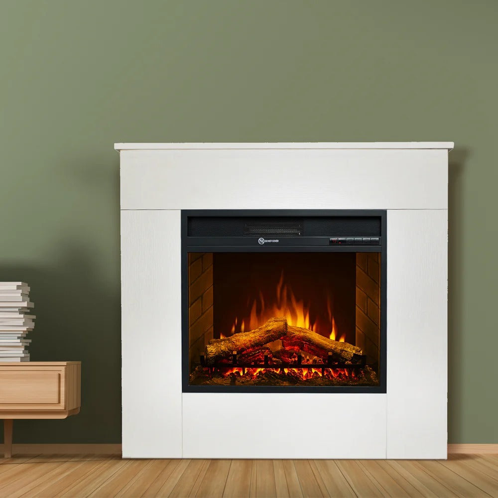 divina fire camino elettrico da terra michelangelo bianco ean 8056157808169