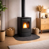 divina fire pedana salvapavimento per stufe 100x90 acciaio ean 8056157807209