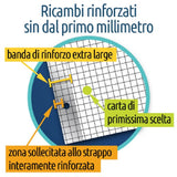 favini fogli di ricambio a4 confezione 40fg 80 gr 5 mm ean 8007758123342