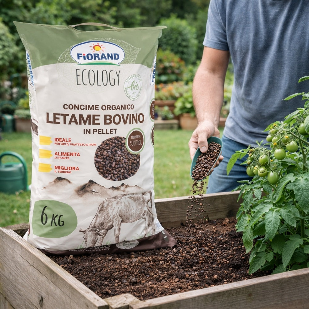 fiorand concime letame bovino in pellet 6 kg ean 8006127822596