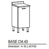 formula 1 base cucina federica 40 cm olmo ean 9972015080739