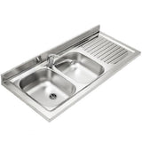 formula 1 lavello federica inox 120 cm vasche sx ean 9972016657336