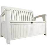 keter panchina cassapanca patio bianca 133x61x89 cm ean 7290106932067