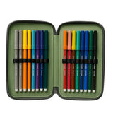 linea scuola astuccio a 3 zip premium tag nero be smart ean 8023650078344