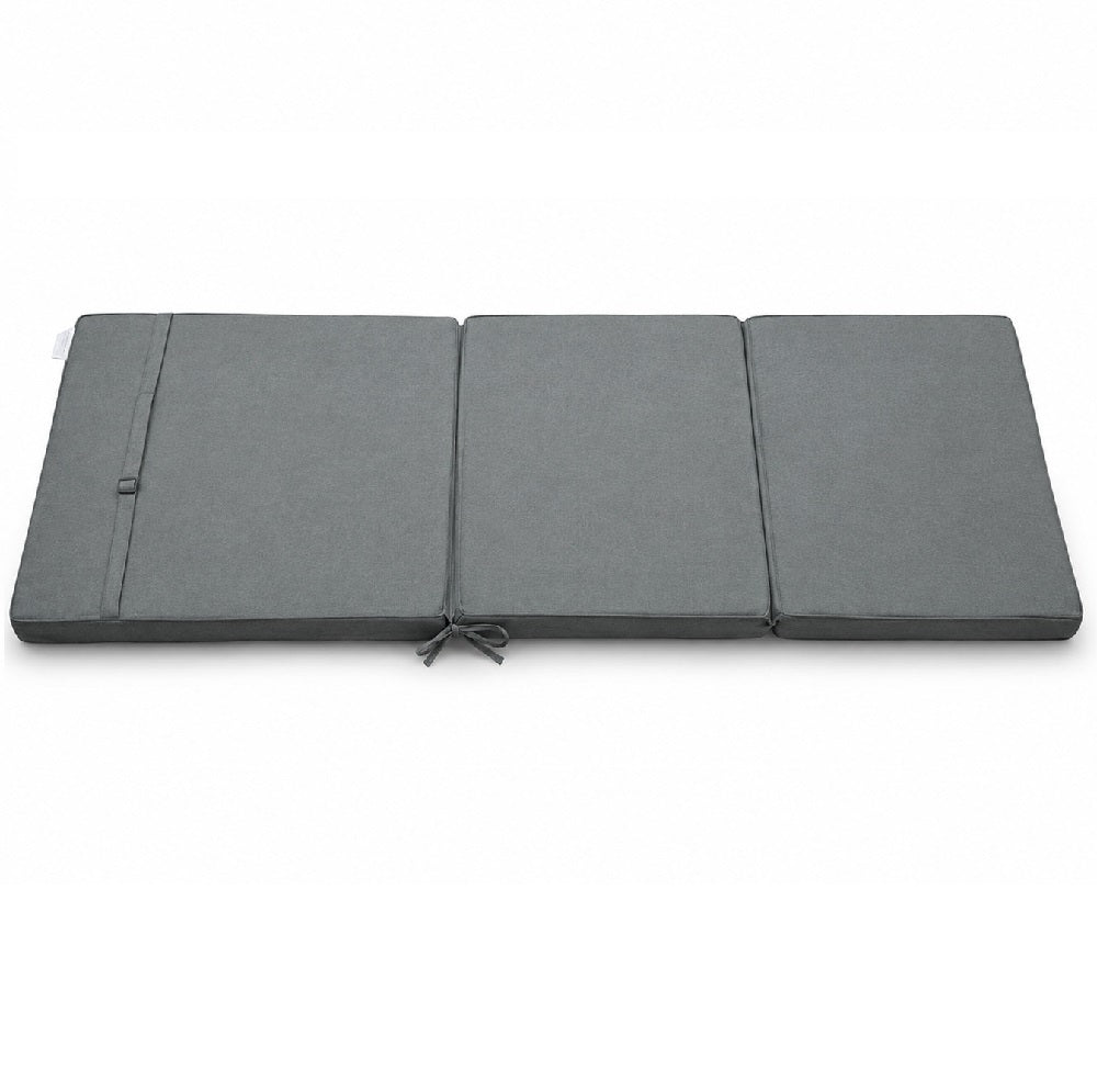mirada home cuscino lettino freddy 188x58xh 5cm grigio scuro ean 8051944712179