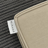 mirada home cuscino panca triadi 110x45xh 4 cm tortora ean 8051944712445