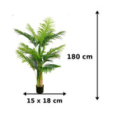 nbr pianta artificiale palma con 3 rami 180 cm ean 8051944714104