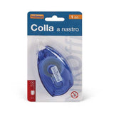 nikoffice colla a nastro 8 mm x 10 mt colori assortiti ean 8033593056170