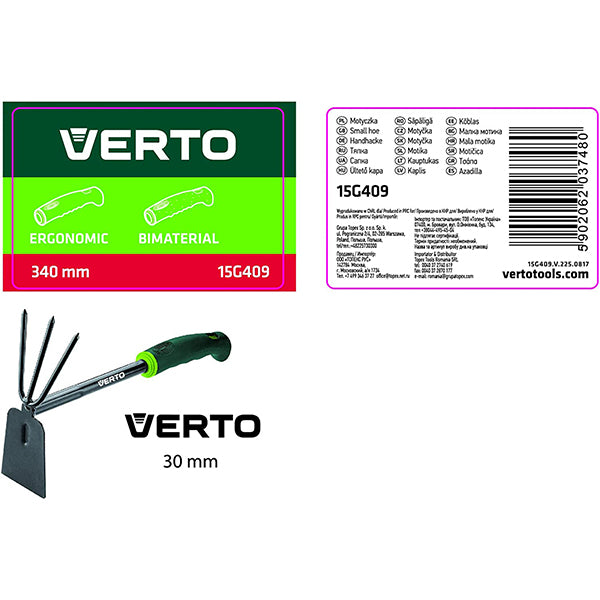 verto zappetta a 3 denti soft touch 34cm verto 15g409 ean 5902062037480