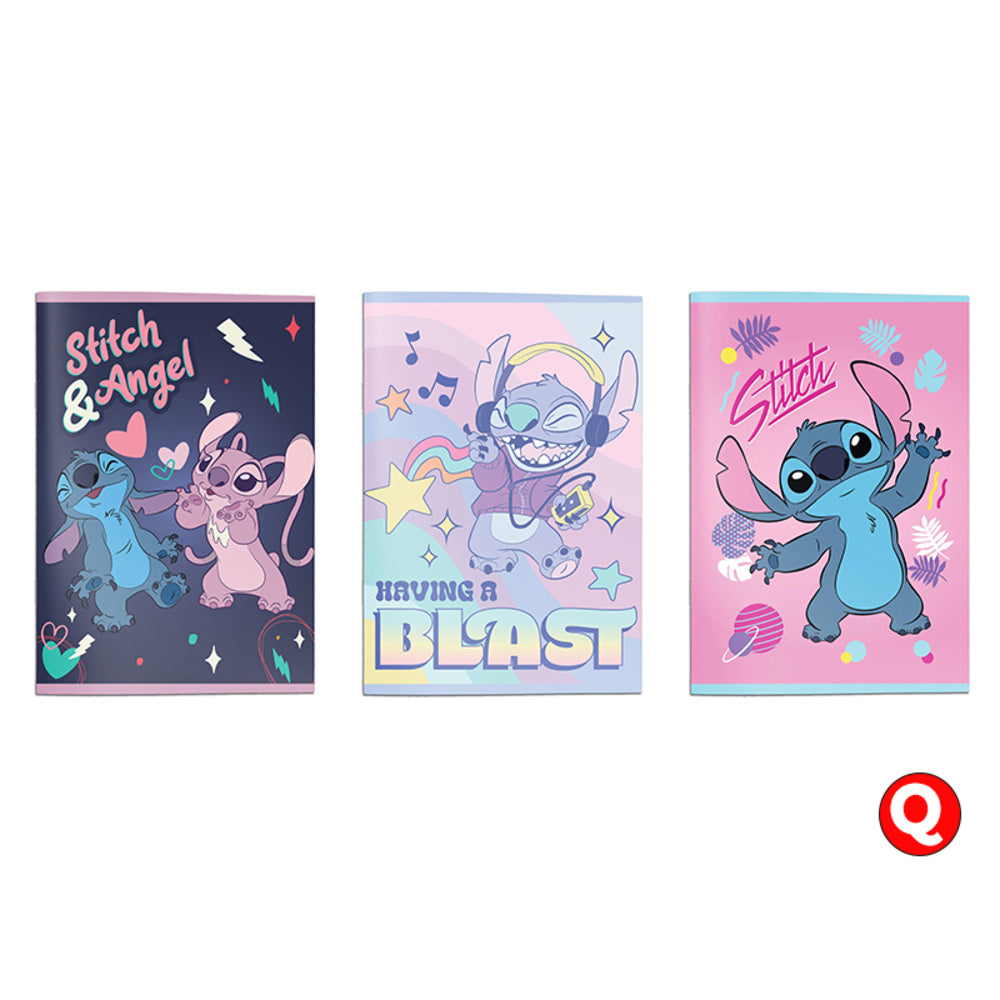 Quaderno A4 Lilo Stitch Pacco 12 Pz Assortiti Rigatura Q