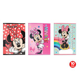 Quaderno A4 Minnie Pacco 12 Pz Assortiti Rigatura 10 mm