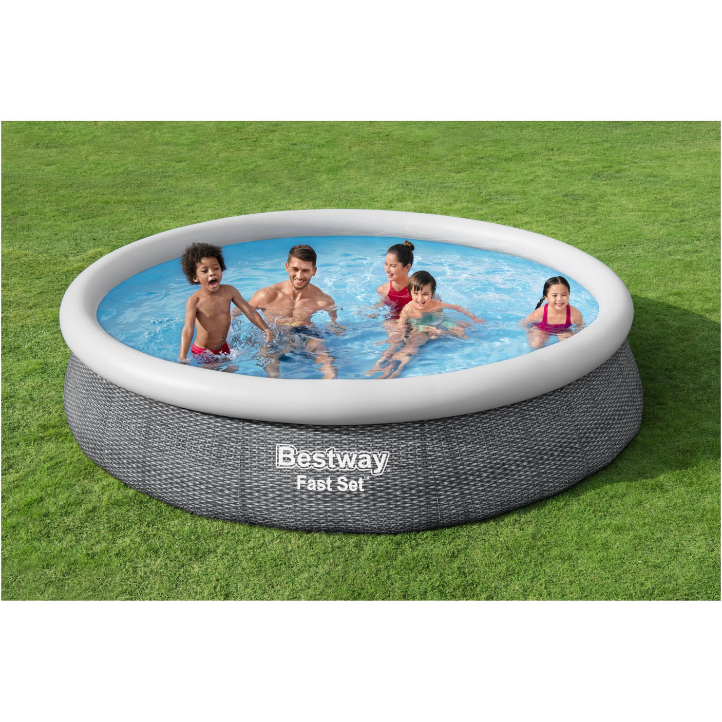 bestway piscina gonfiabile fast set tonda 366x76cm ean 6941607309506