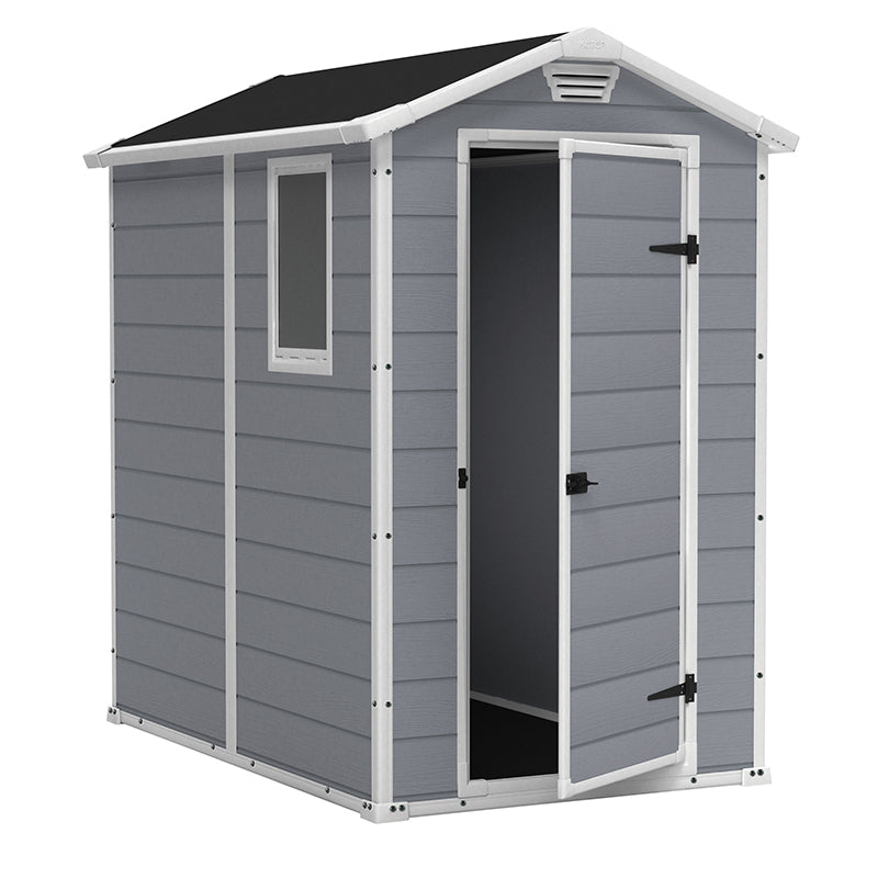 keter casetta da giardino manor 4x6 grigio ean 7290103660352
