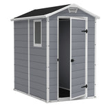 keter casetta da giardino manor 4x6 grigio ean 7290103660352