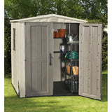 keter casetta da giardino factor 6x6 beige ean 7290103664930