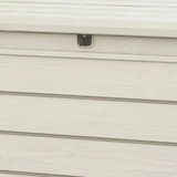 Baule In Resina Brightwood Bianco 145x63x60 Cm