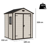 Casetta Manor Beige 185x152x226 Cm