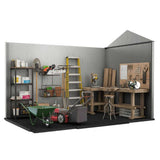 Casetta Oakland Duotech Grigia 350x229x254 Cm