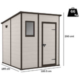 Casetta Manor Pent Beige 183x185x200 Cm