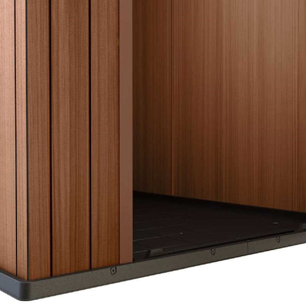 Casetta Darwin Evotech Marrone 126x185x205 Cm