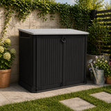 Armadio Portattrezzi Out Midi Nero 132x71x113cm