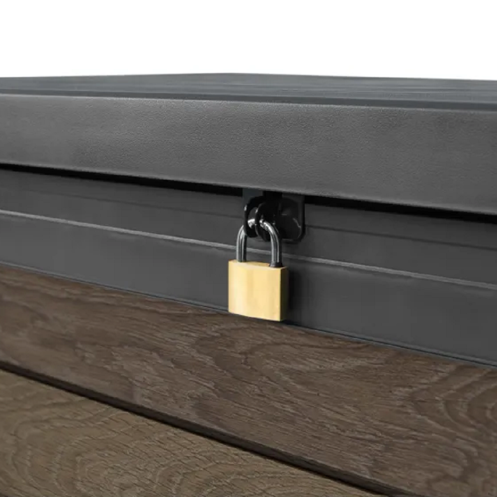 Baule Resina Signature Effetto Legno 123x62x71