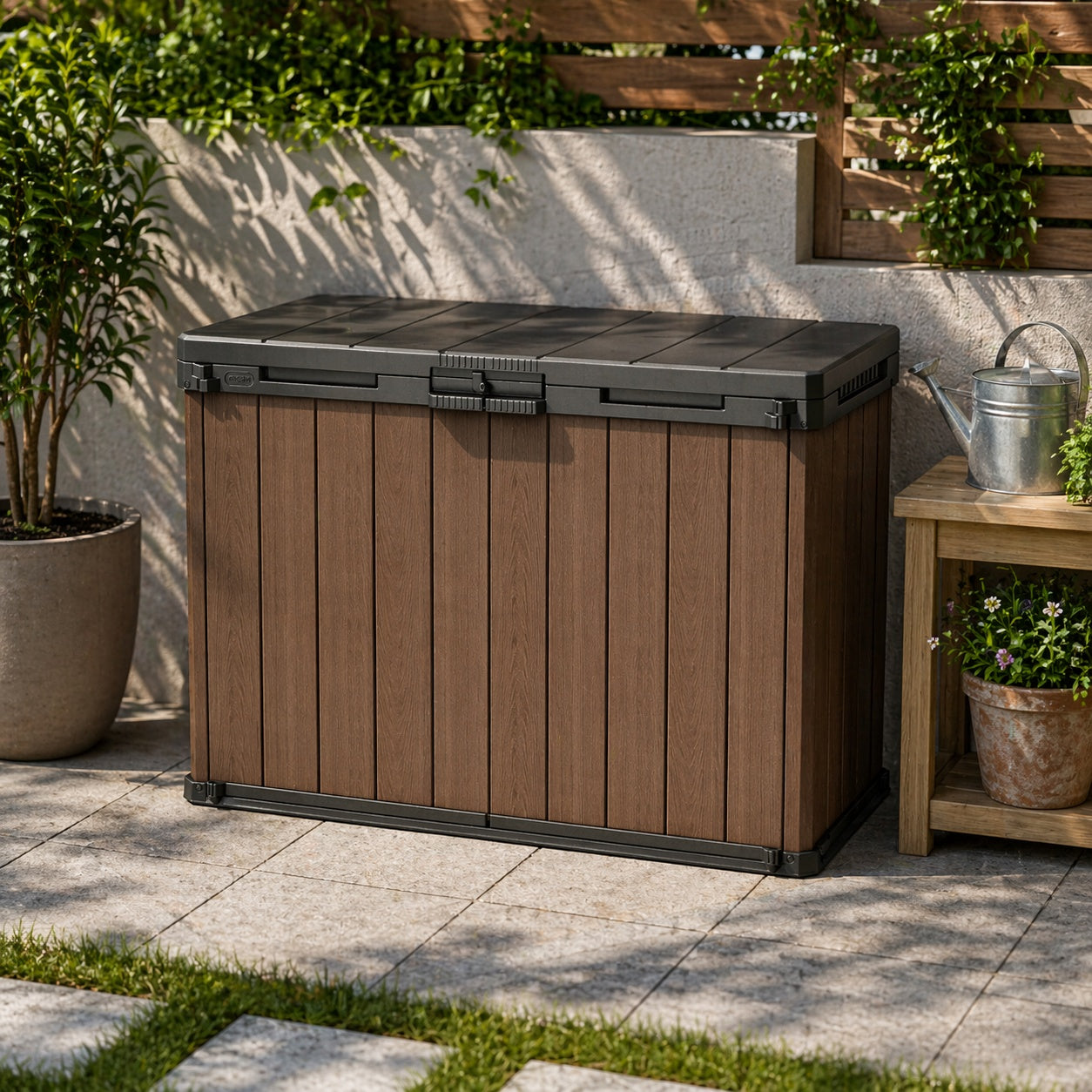 Armadio Portattrezzi Darwin Marrone 140x80x120cm
