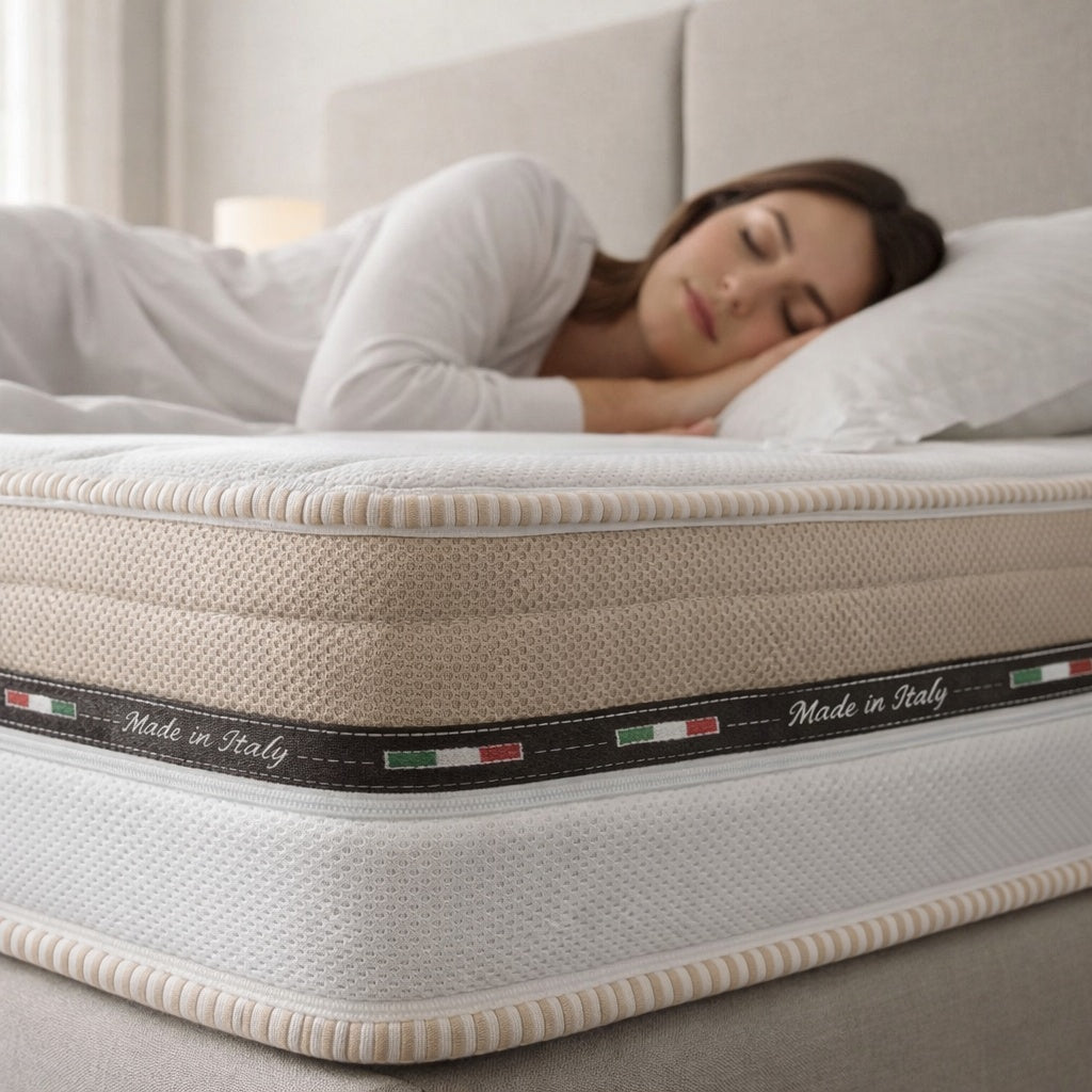 Materasso Ares Molle + Memory 80x190 H.25 Cm