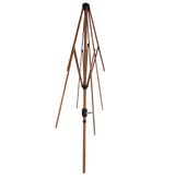 Struttura Ombrellone Senza Telo Effetto Legno 3x2