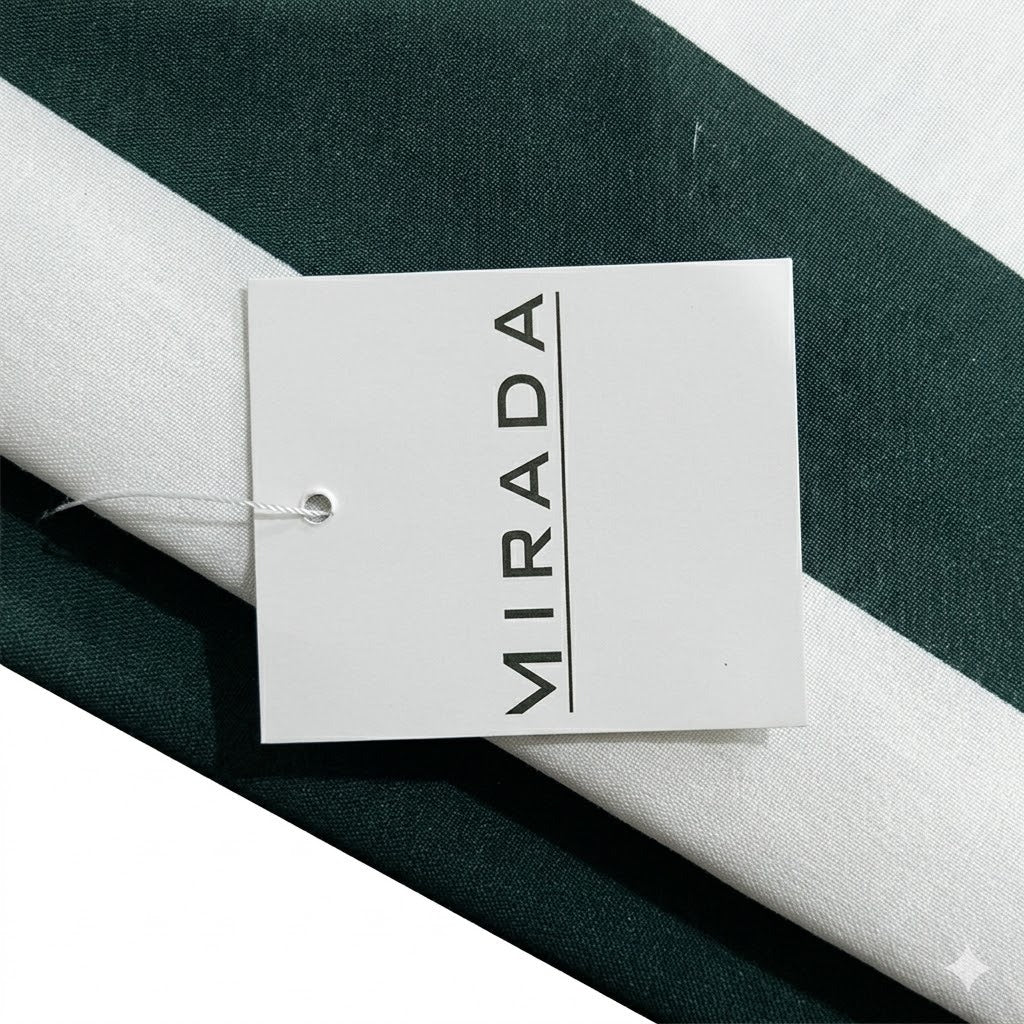 Cuscino James Prolunga 155x44xh.4 Bianco/Verde