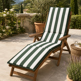 Cuscino James Prolunga 155x44xh.4 Bianco/Verde