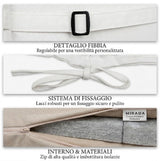 Cuscino Phillip 96x40xh.4 Cm Ecru