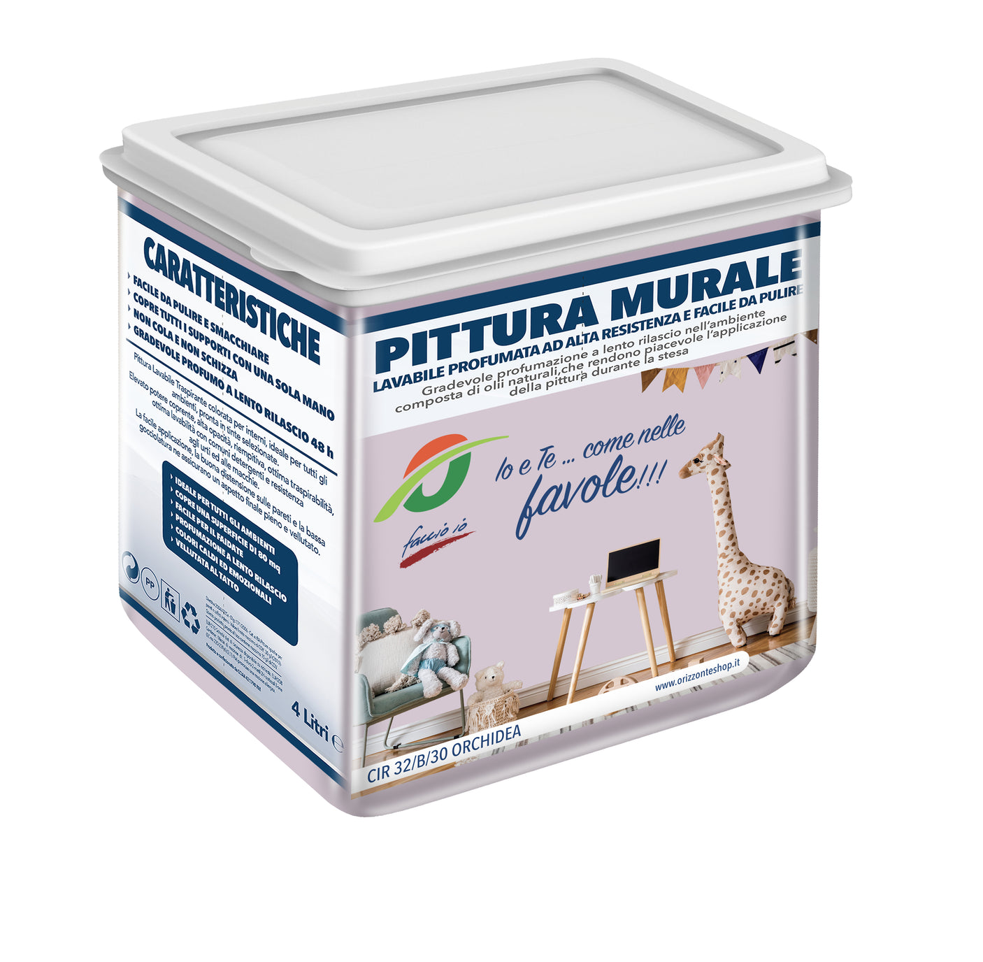 nbr pittura lavabile profumata orchidea 4lt ean 8053835015260