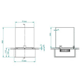 Bruciatore Tondo Incasso 3 Lt D35 Inox/Vetro