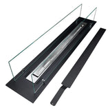 Bruciatore Bioetanolo Da Incasso 100 Cm Inox/Vetro