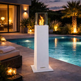 Braciere Bioetanolo Da Terra Capri 70 Bianco