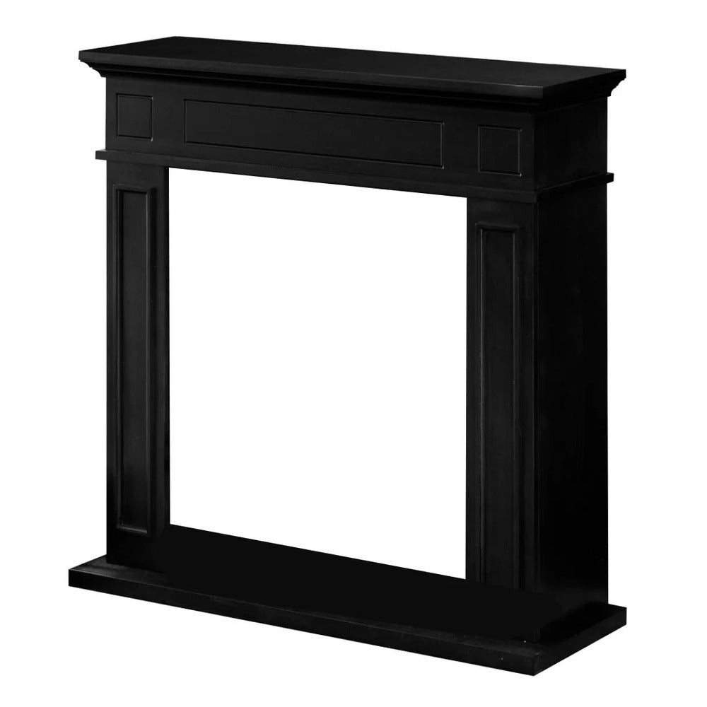 Cornice Camino Rivestimento Jefferson Legno Nero