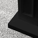 Cornice Camino Rivestimento Jefferson Legno Nero