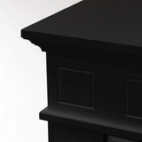 Camino Elettrico Da Terra Jefferson Legno Nero