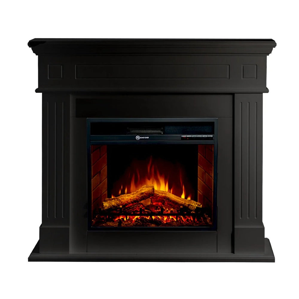 Camino Elettrico Da Terra Cambridge Legno Nero