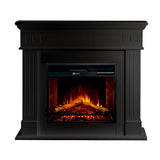 Camino Elettrico Da Terra Cambridge Legno Nero