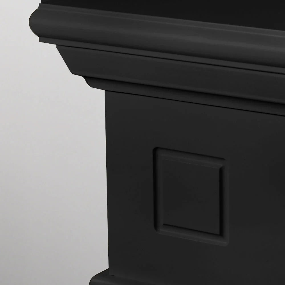 Camino Elettrico Da Terra Cambridge Legno Nero