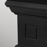 Camino Elettrico Da Terra Cambridge Legno Nero