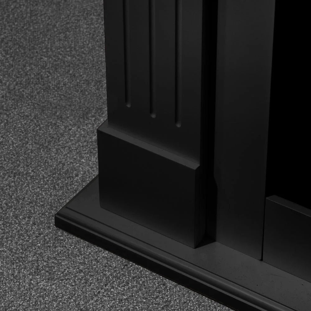 Camino Elettrico Da Terra Cambridge Legno Nero