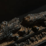 Camino Elettrico Da Terra Bellini Legno Cemento